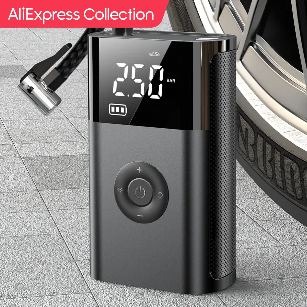 Air Compressor 150 PSI Portable Electric Tire Wheel Inflator For Car Bike  Motorcycle Mini Battery Digital Display Air Pump - AliExpress