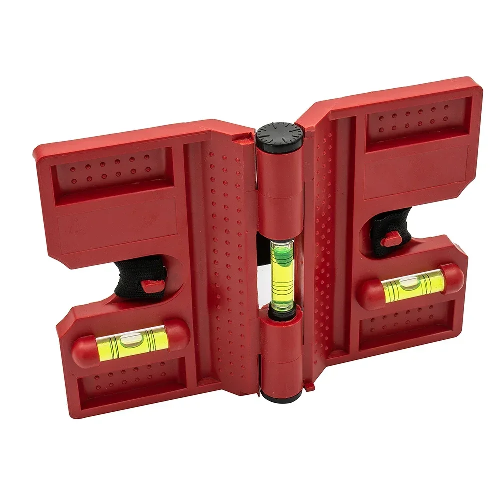 Level Fence Pipe Magnetic Adjustable Post Level With Elastic Band Strap Horizontal Vertical for Metal Pipes Posts Attachment tile leveling device