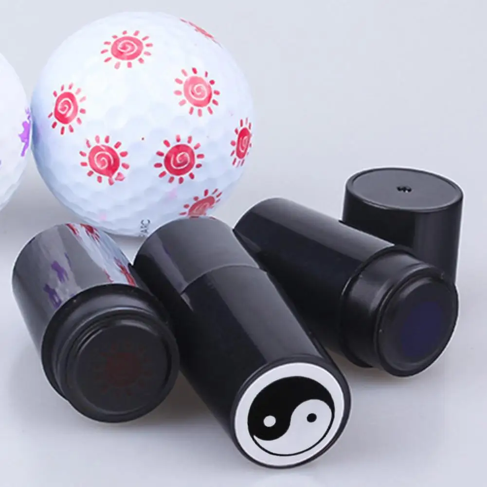 

Stamp Marker Long Service Life Golf Ball Stamper Bright Colors Durable Multi-purpose Golf Ball Seal Tool for Marking