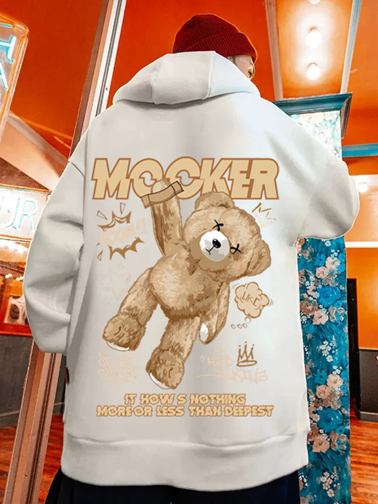 Sudadera Oso Moschino Sudadera Con Capucha De Un Solo Camino Para