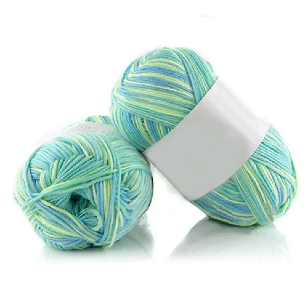 50g Soft Bamboo Cotton Yarn Knitting Wool for Hand Knitting Yarn Crochet Craft Sweater Hat Threads Yarn Fiber Yarn Knitting Yarn 4