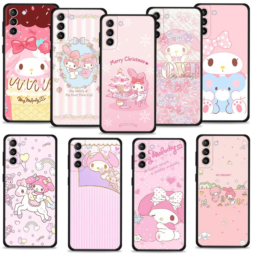 My Melody Pink Christmas Tree Custodia Per Telefono Per Samsung Galaxy S22 S21 S20 Fe Ultra S10 S9 S8 Plus S10E Note 20Ultra 10Plus Shell