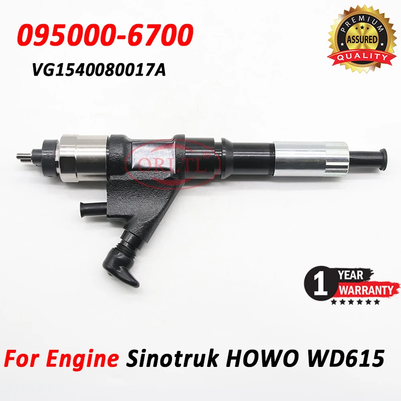 095000-6700 Fuel Injector 0950006701 Common Rail Injection