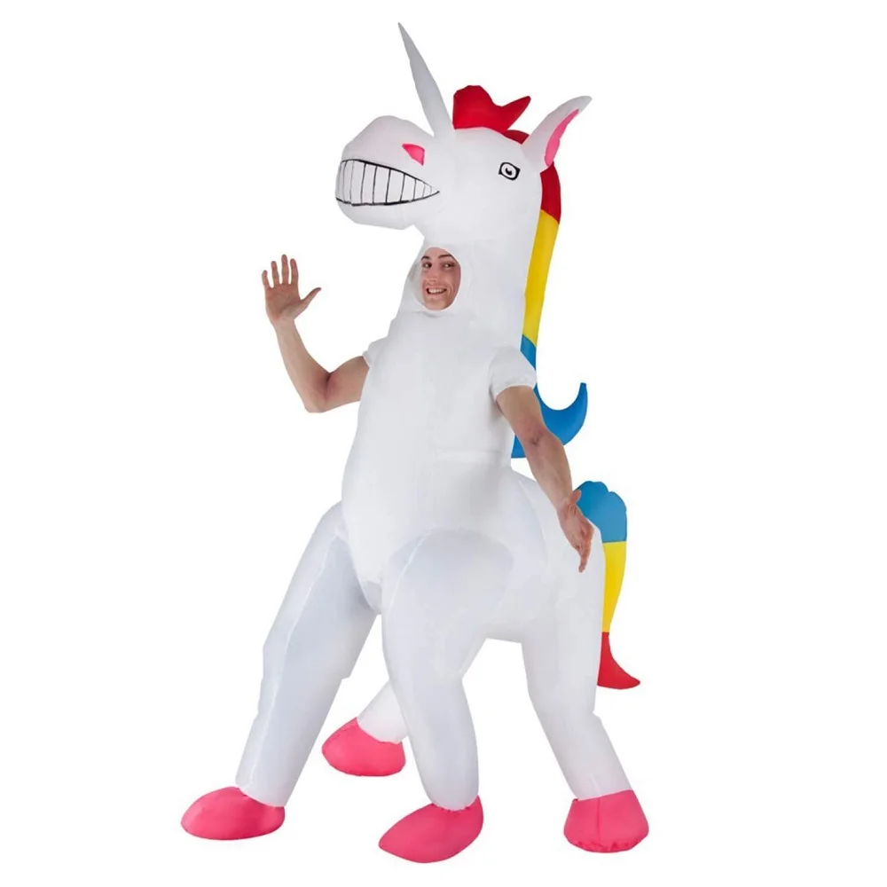 Adult Unicorn Inflatable Costume Cosplay Suit Party Stage Performance Walking Prop Festivals creative halloween costumes Cosplay Costumes