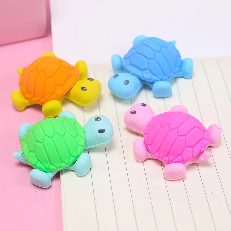 

Creative animal turtle eraser removable rubber puzzle student stationery kindergarten prizes student stationery