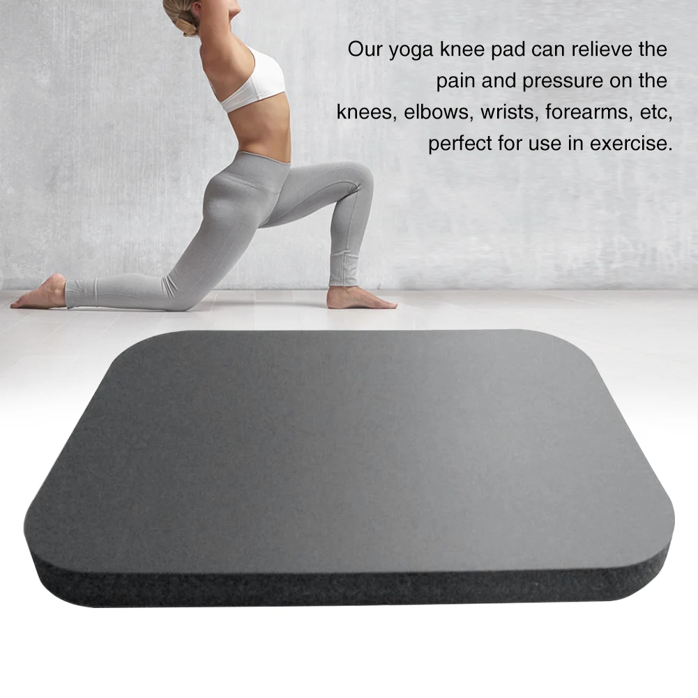 Yoga Knee Pad Accessories Pilates Support Foam Cushions Extra Padding Rectangle Floor Exercise Home Gym Anti Slip Wrist Elbow yoga knee pad yoga fitness equipment