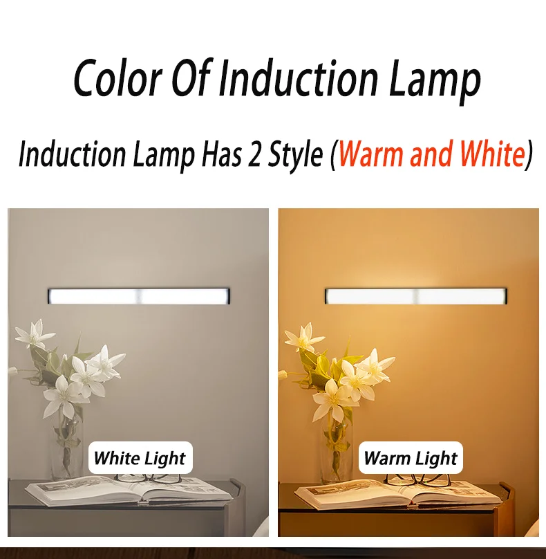 Tanie Ultra cienka lampa LED oświetlenie podszafkowe lampa z czujnikiem ruchu sklep