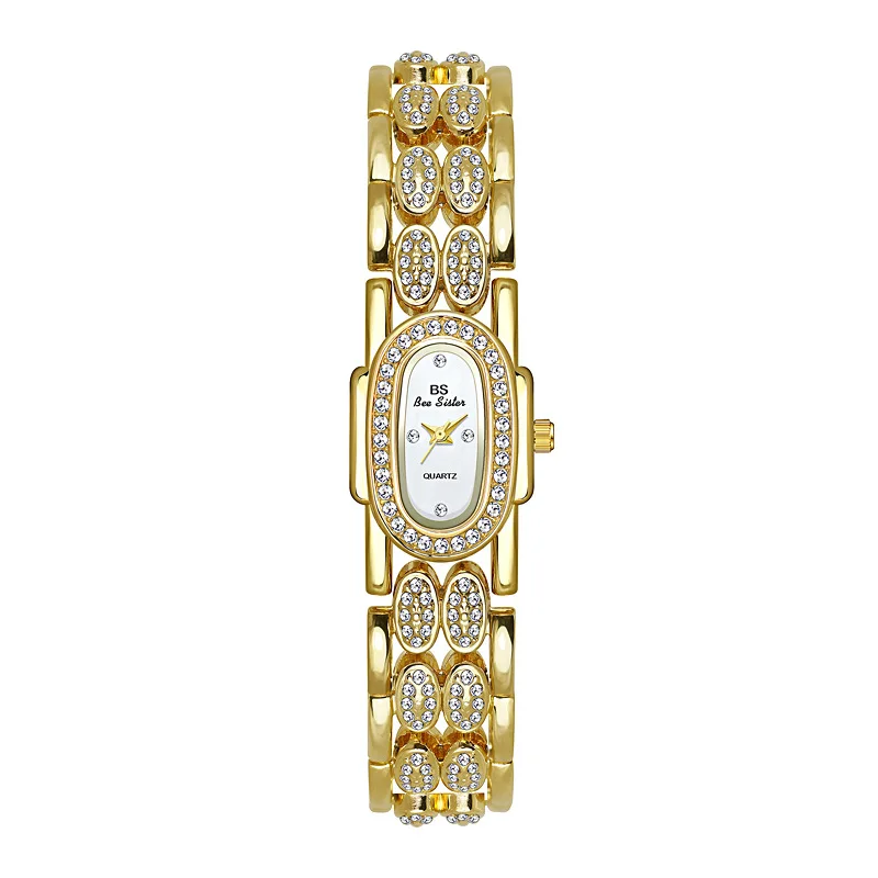 Orologi da donna alla moda, bracciale in oro, orologio al quarzo in acciaio inossidabile, orologio da donna vintage, orologi da polso con diamanti, regali_voghion.com