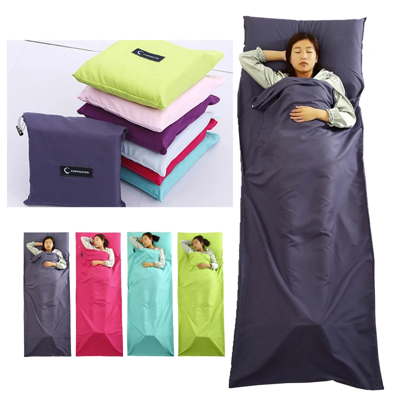 Saco de dormir ultraligero para clima cálido Agemore, forma rectangular,  190,5 cm de largo x 76 cm de ancho, para acampar al aire libre, ir de