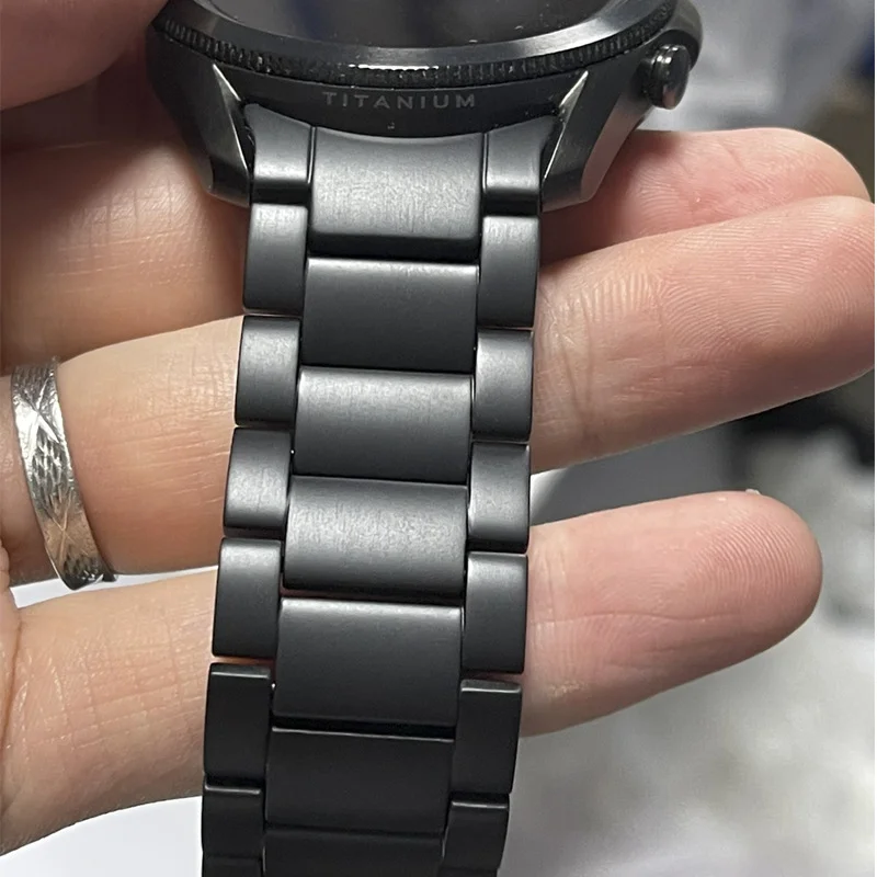 No Gap Titanium Metal Strap for Samsung Galaxy Watch 6/5/4 44mm 40mm 5 Pro 45mm Light Bracelet Watch 6 4 Classic 47mm 46mm Band