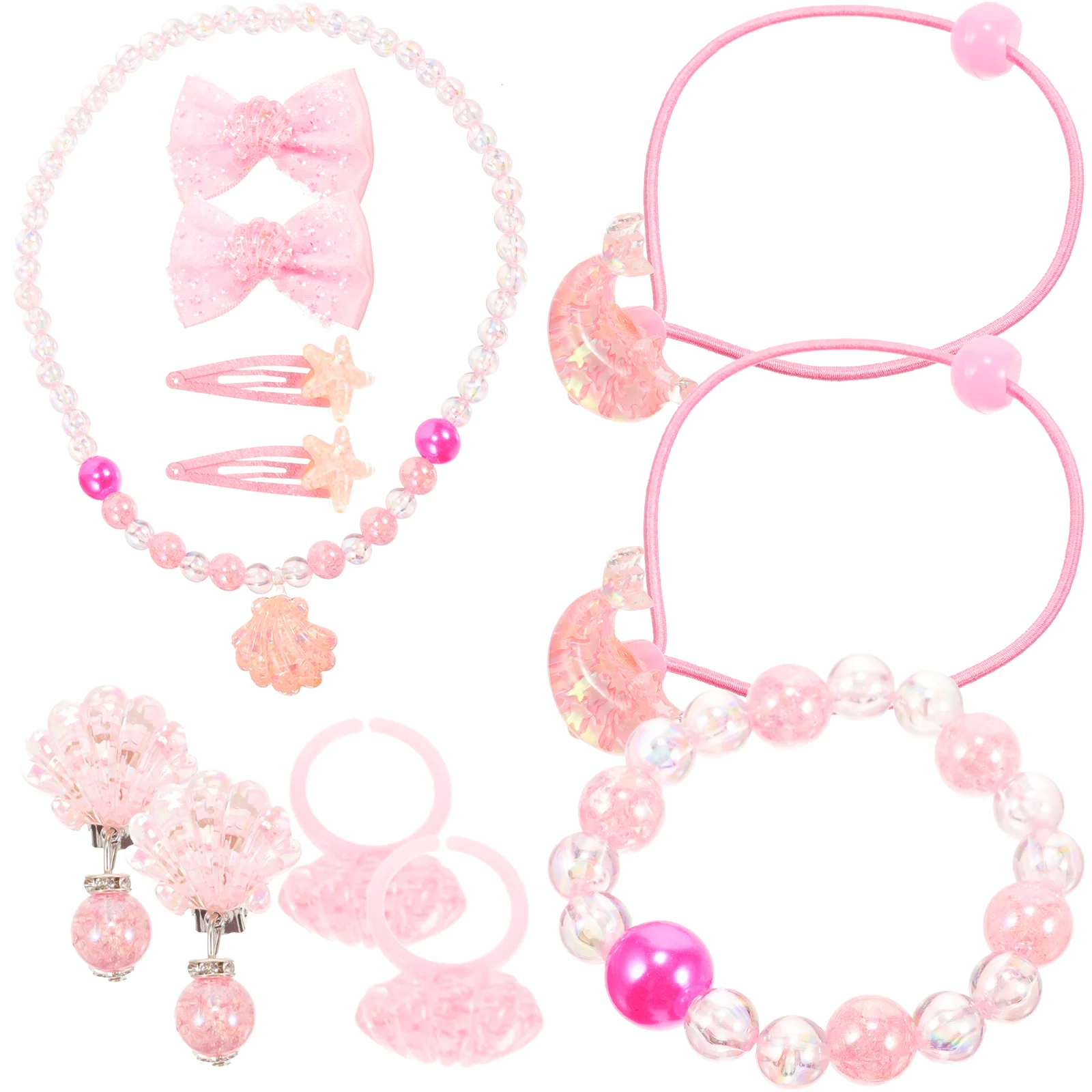 

Детские украшения, маленькое пластиковое ожерелье, браслет для девочек и подарки для детей, малышей, сумка для океана