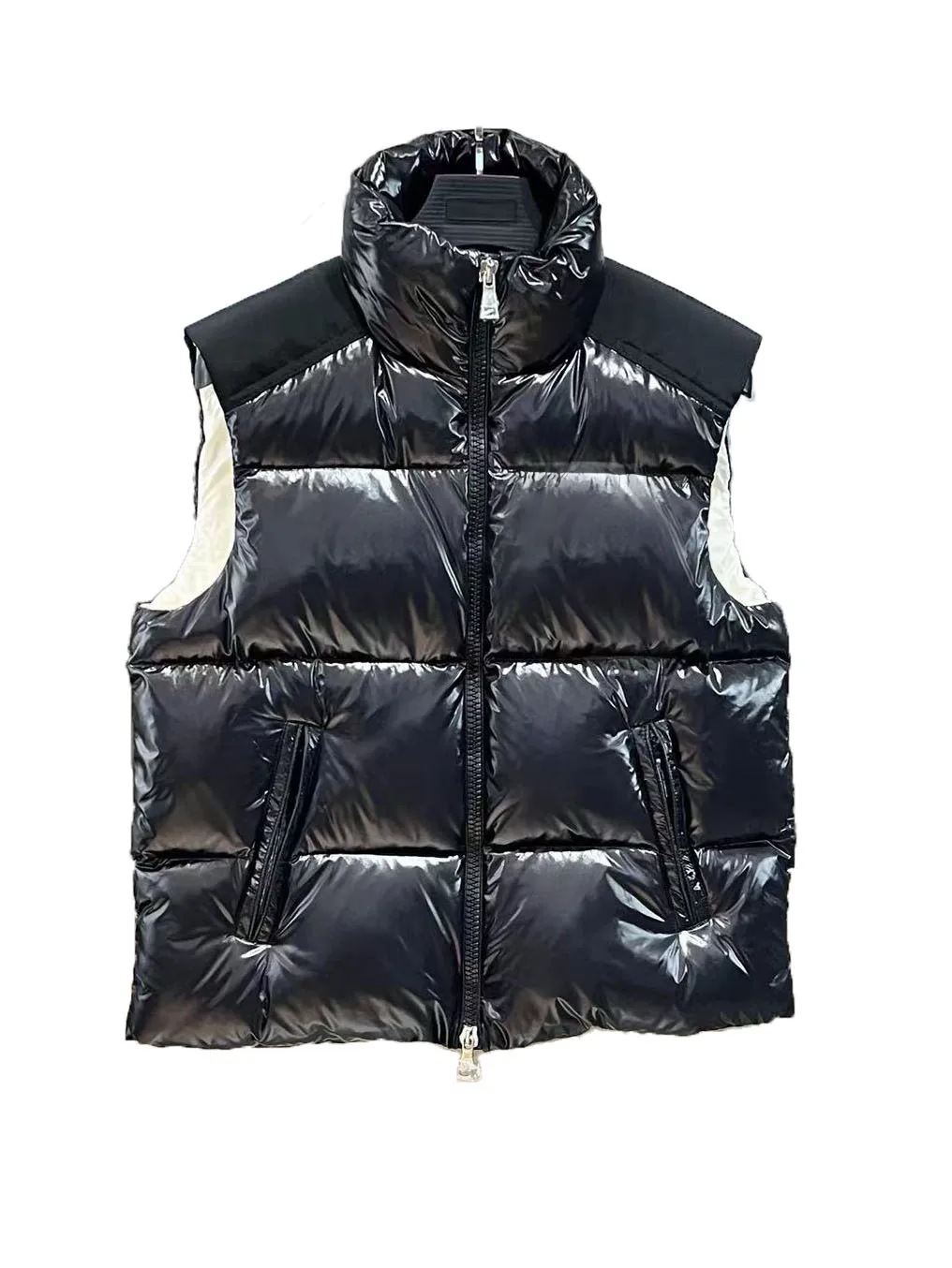 

Down jacket outer vest short section stand-up collar design quite wide version warm and comfortable 2023 winter new 1019