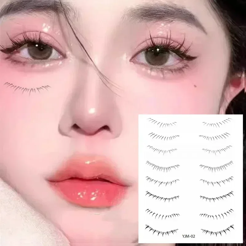 

Natural Lifelike False Eyelash Eyelashes Extension Lower Eyelash Tattoo Stickers Makeup Fake Lashes Temporary Tattoo Patch Tools