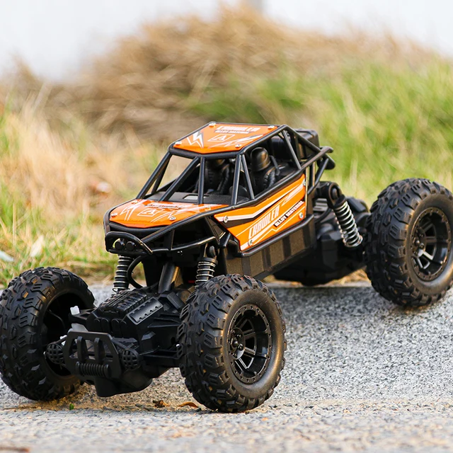 Alloy climbing mountain monster 4WD remote control car toy model 1:16 off-road vehicle rock climbing car remote control for chil 2