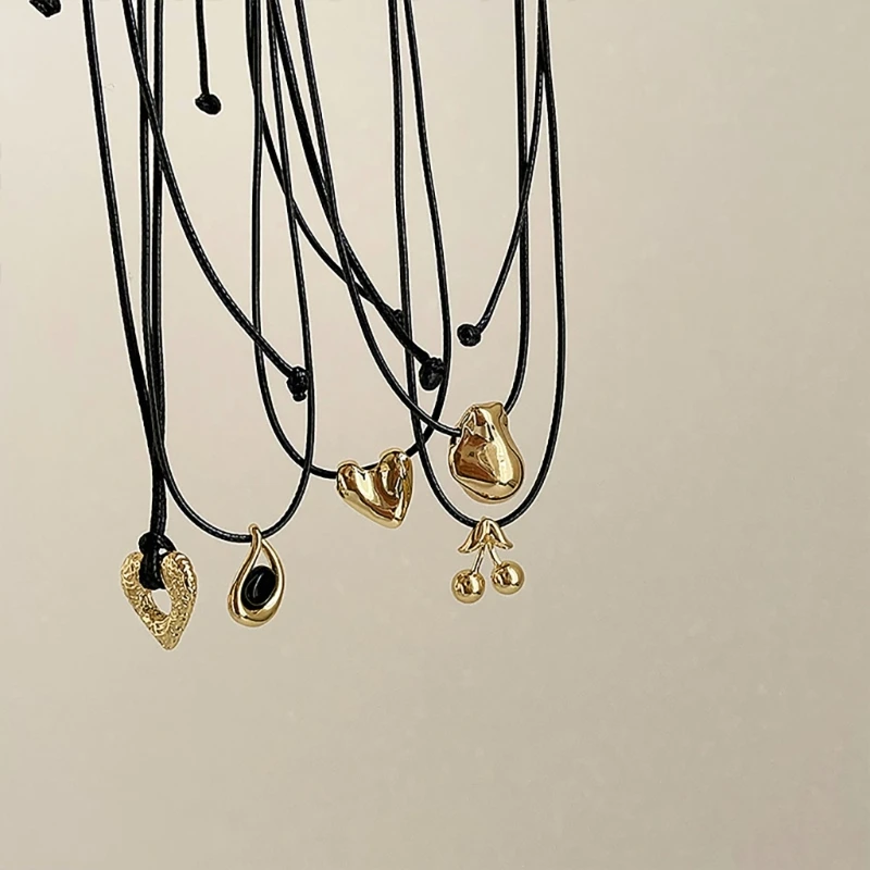 

Новое металлическое ожерелье в китайском стиле с регулируемой длиной, шейная цепочка для женщин