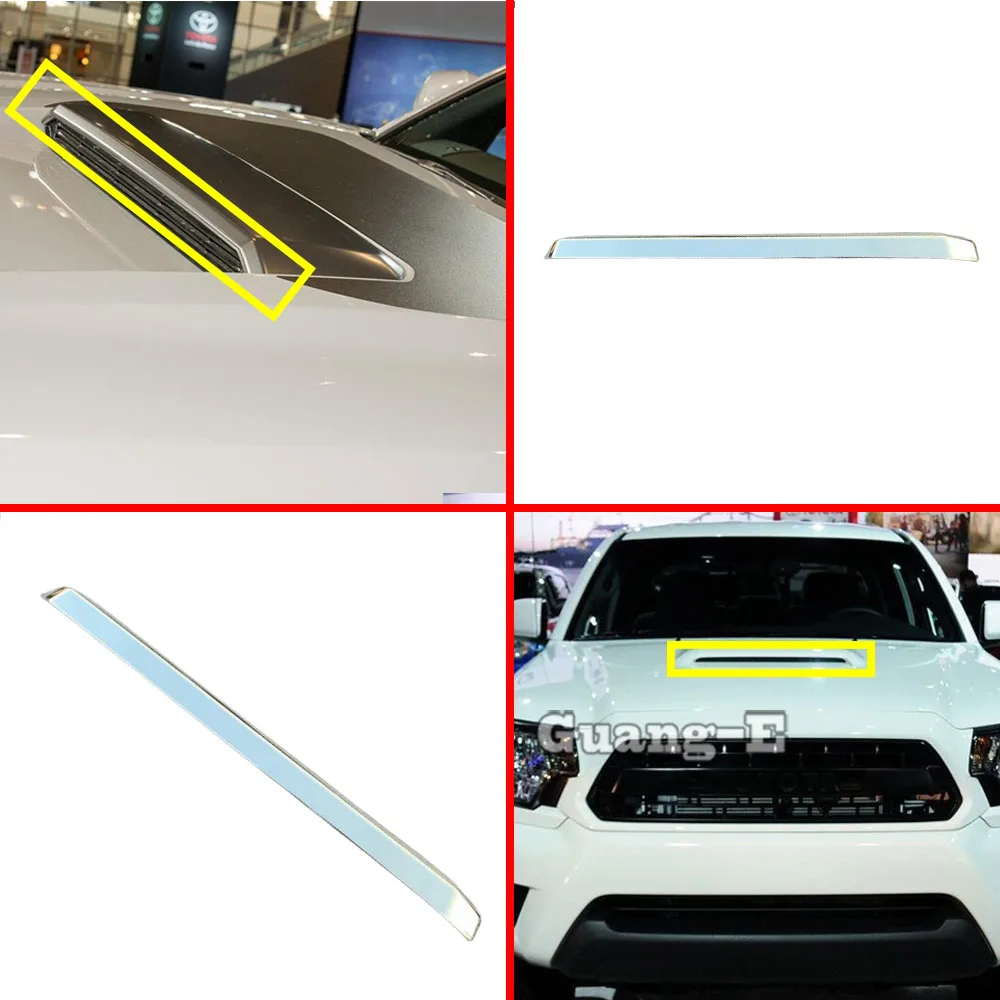 

For Toyota Tacoma 2015 2016 2017 2018 2019 2020 2021 2022 2023 Car Front Engine Machine Grille Grill Upper Hood Stick Lid Trim