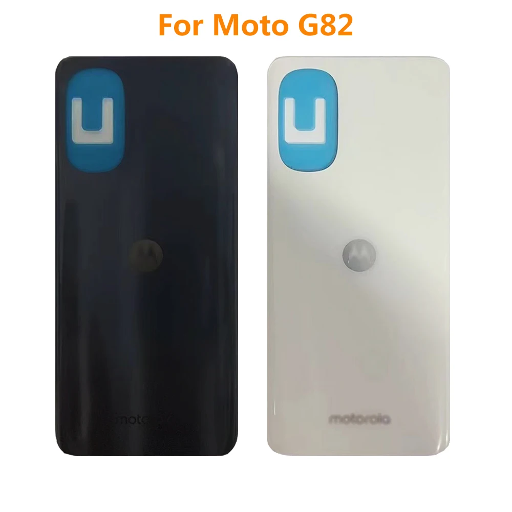 

For Motorola Moto G82 XT2225-1 Back Battery Cover Glass Back Housing Door Case Repair Parts