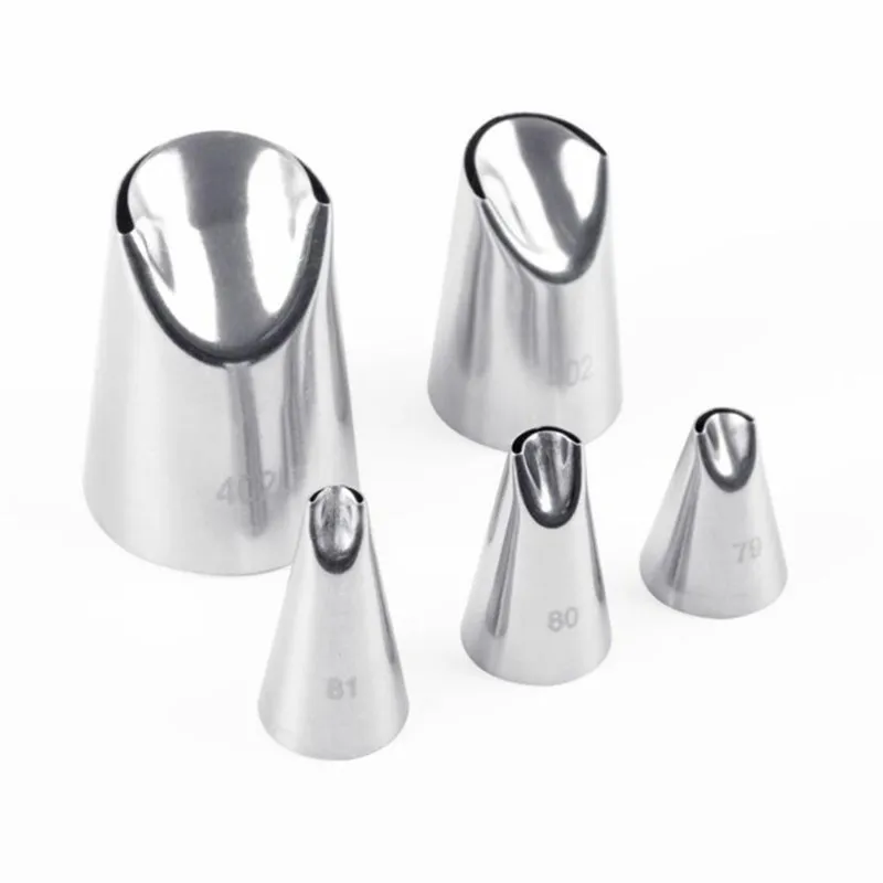 Chrysanthemum Nozzle Icing Piping Pastry Nozzles Kitchen Gadget Baking Accessories Making Cake Decoration Tools 5Pcs/set