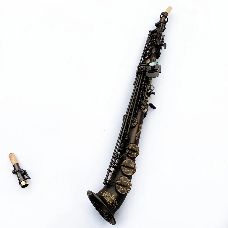 New Japan Soprano saxophone sax Curved bell Soprano saxophone Bb key to High F key and G