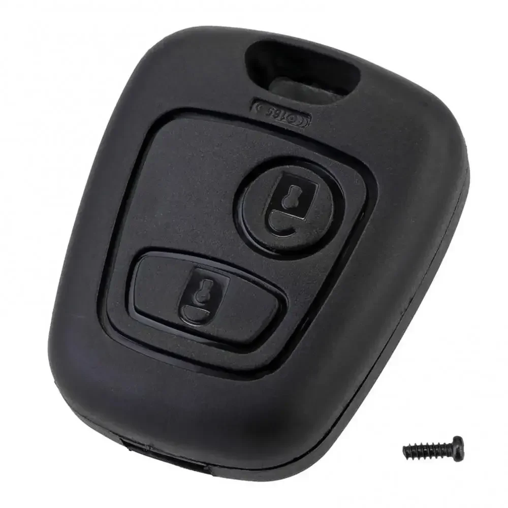 For Citroen-C1 C2 C3 C4 Peugeot 307 107 207 407 Remote Control Replacement Of Car Key Case 2 Button Car Key Fob Case Shell Key Case Key Case Cover Car Key Shell Remote Control Case Cover Flip Key Fob Shell