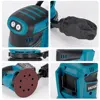 125mm Electric Sander 90W 3 Speeds Cordless Wood Grinder Polishing Grinding Machine Tool 8 Hole Sandpaper For Makita 18V Battery 6