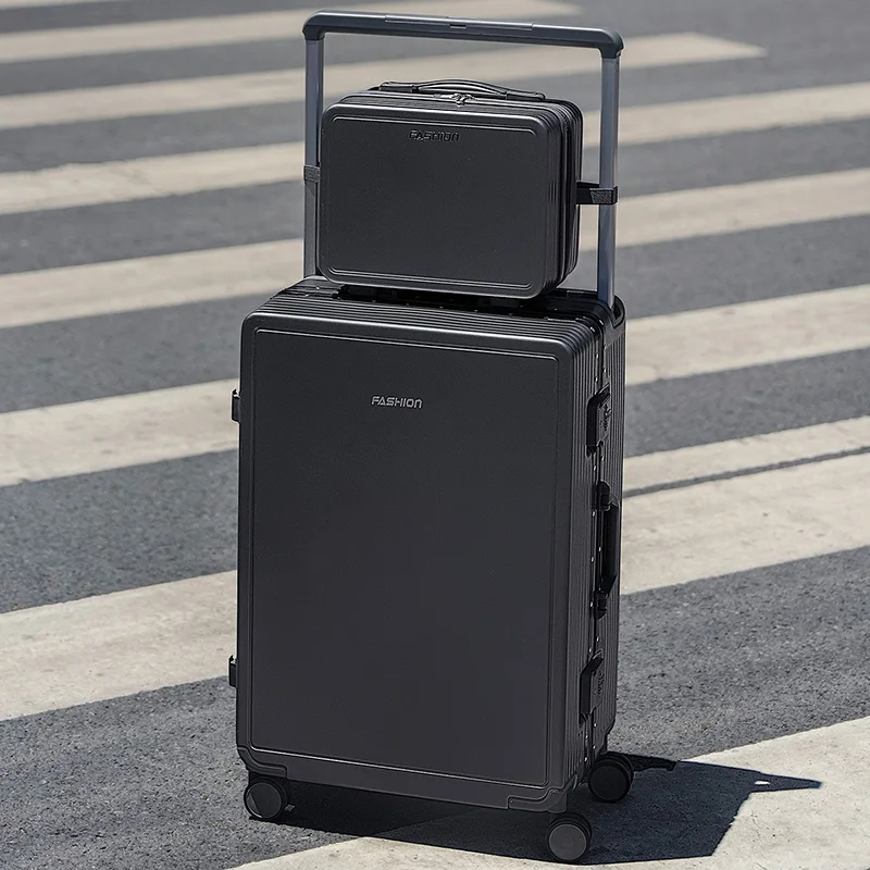Large Capacity Travel Luggage With Tsa Password Lock 4 Wheel Case_voghion.com
