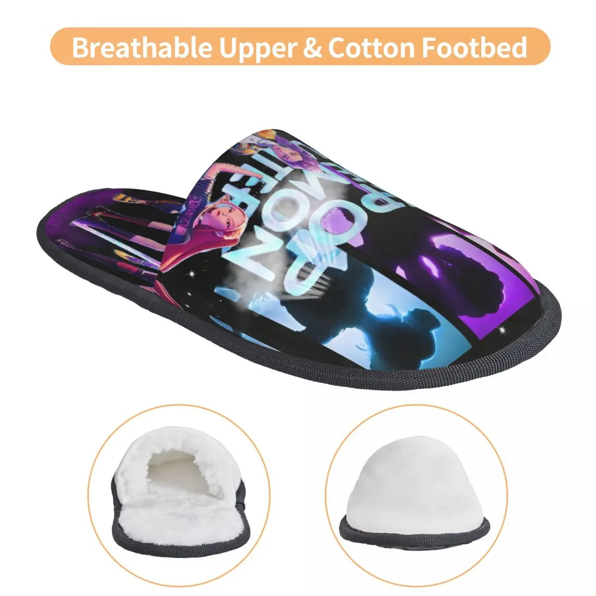 K-Pop Demon Hunters Winter Cotton Slippers 3