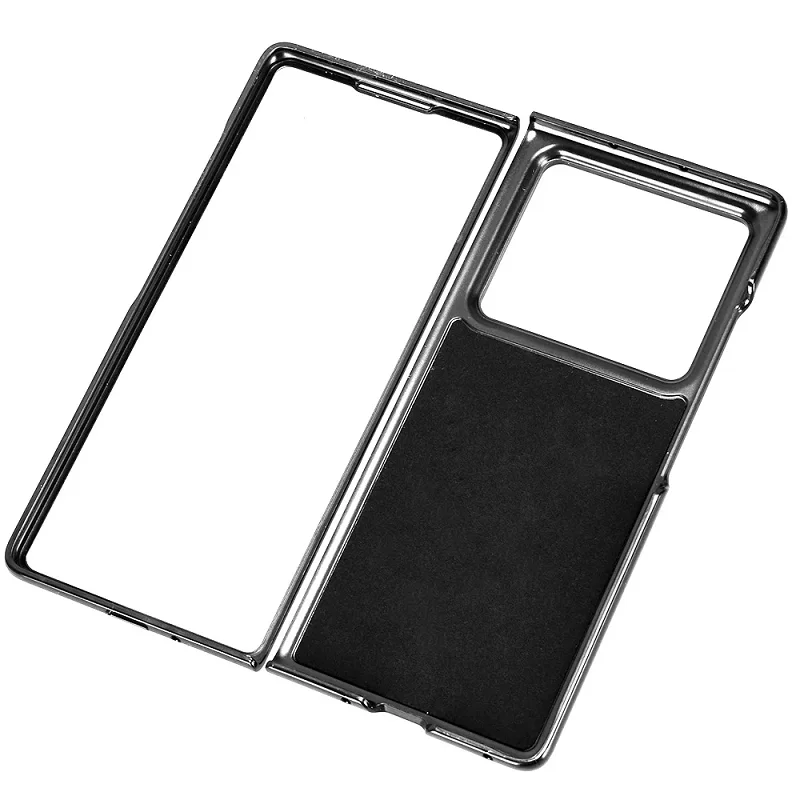 Premium Carbon Fiber Leather Folding Protective Case - Sleek and Durable Design