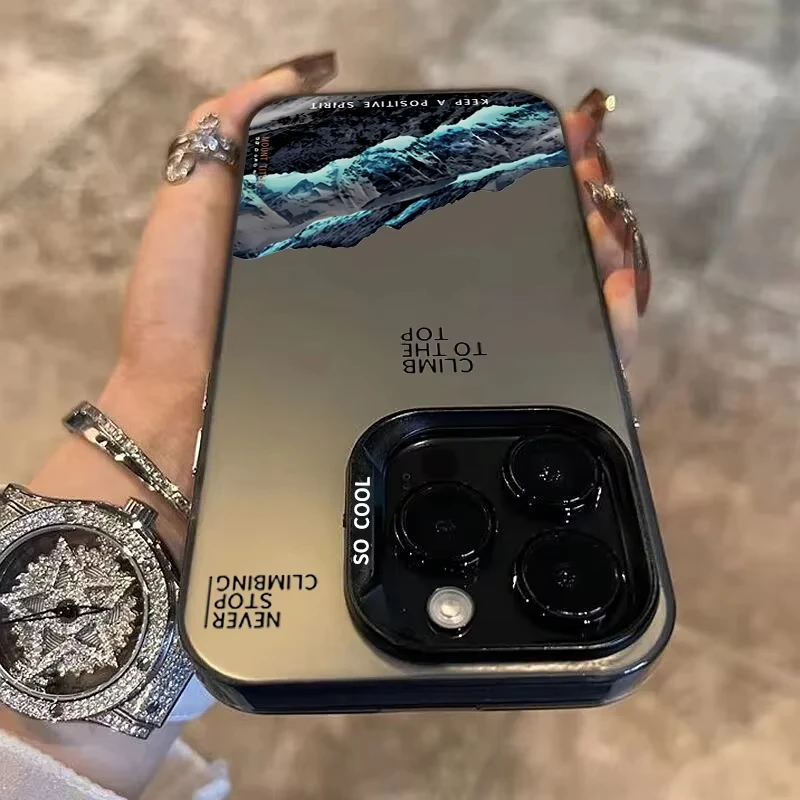 Vivid Dual Flame Mountain Phone Case Cover