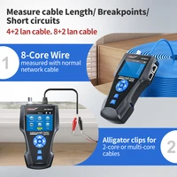 NOYAFA Network Cable Tester NF-8601S Cable Tracker Anti-Interference PING Tester Measure Length Tester Network Tools 2