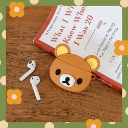 Rilakkuma Silicone Earphone Case Cover Accessory - Airpods Pro 3 (BROWN)