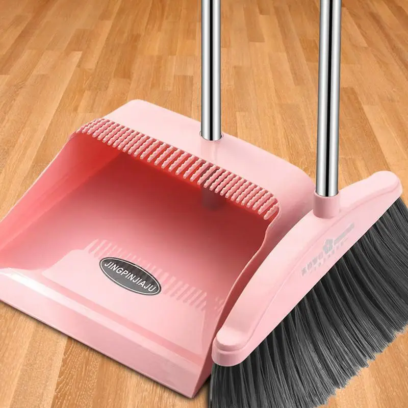 Broom And Dustpan Set Scoop Cleaning Brush Dust Magic Sweeper Floor Toilet Home Products Shovel Dust Pan Grabber Must Have