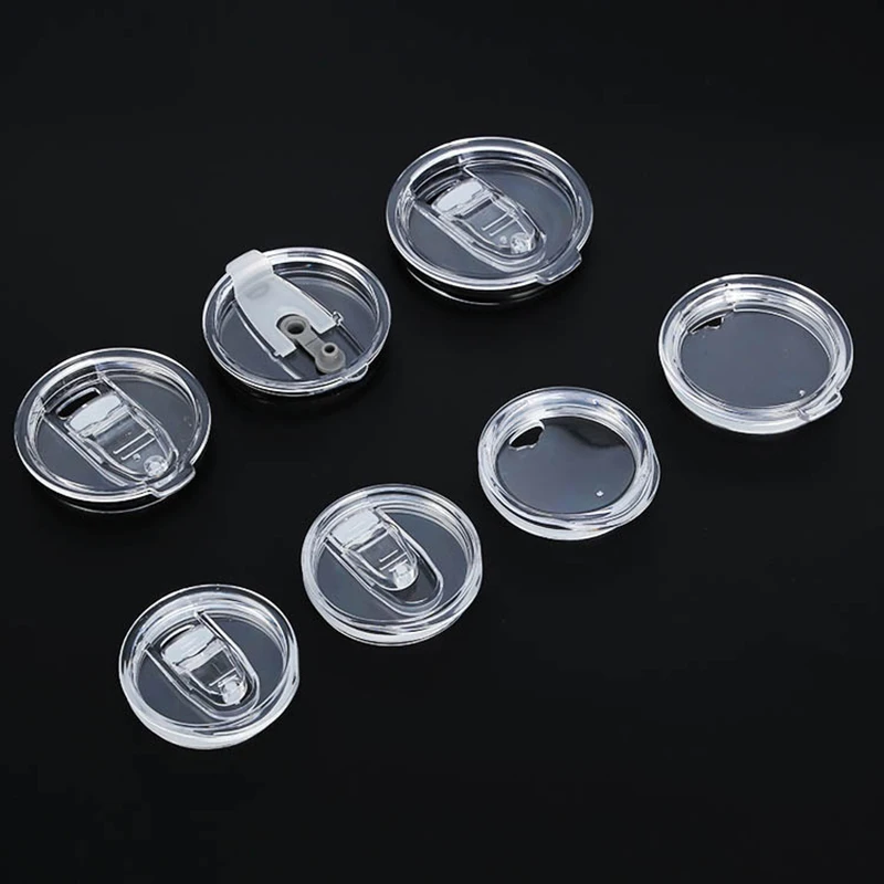 Universal Splash and Spill-Proof Plastic Cup Lid - Secure Fit