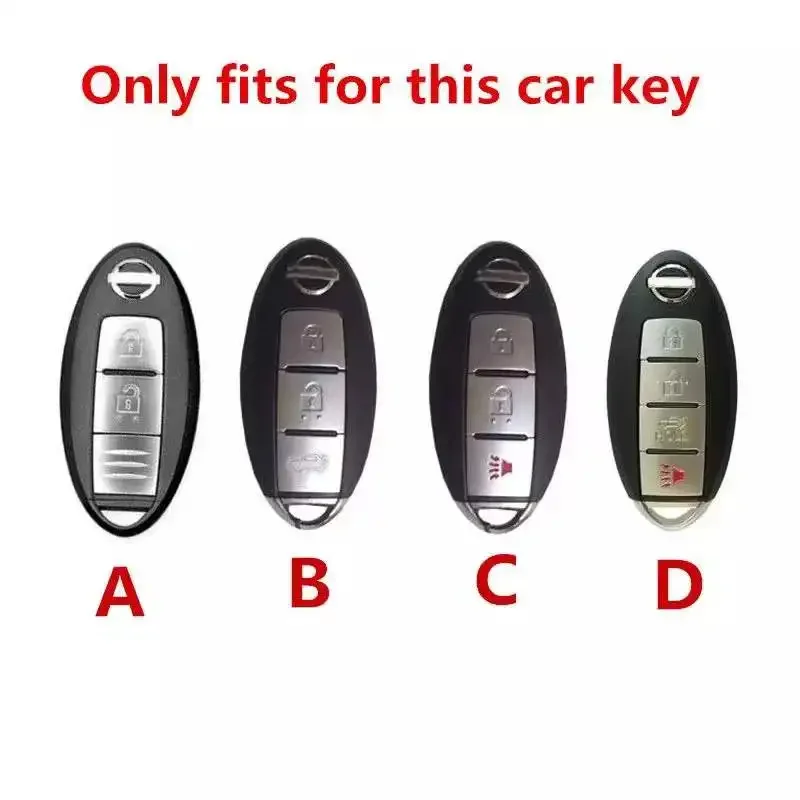 Key Cover Case for Nissan Juke Leaf Micra K12 Note Patrol Qashqai J11 J10 Tiida Versa X-trail Xtrail X Trail T32 for Infiniti