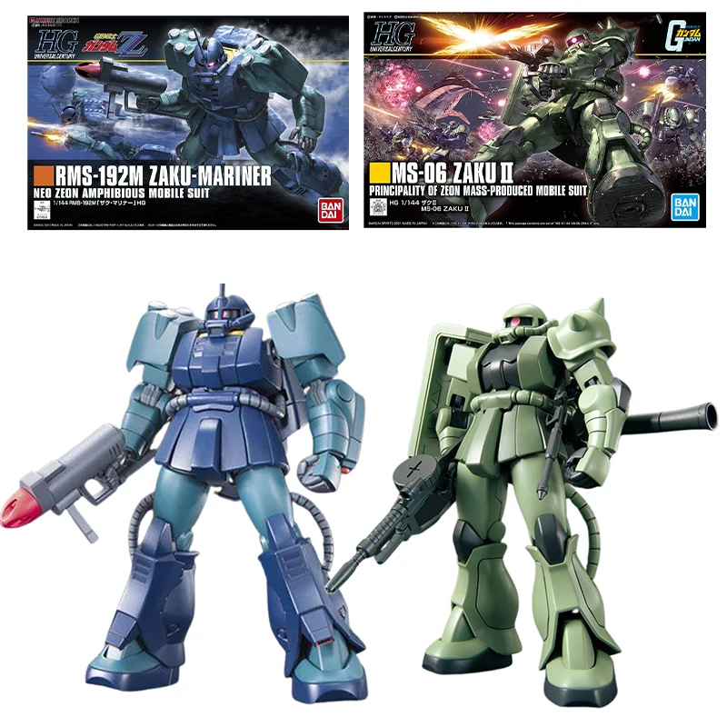 

Bandai Model Kit 1/144 RMS-192M ZAKU MARINER Gundam Action Figure MS-06 Zaku 2 Mobile Suit Anime Toys for Boys Gifts