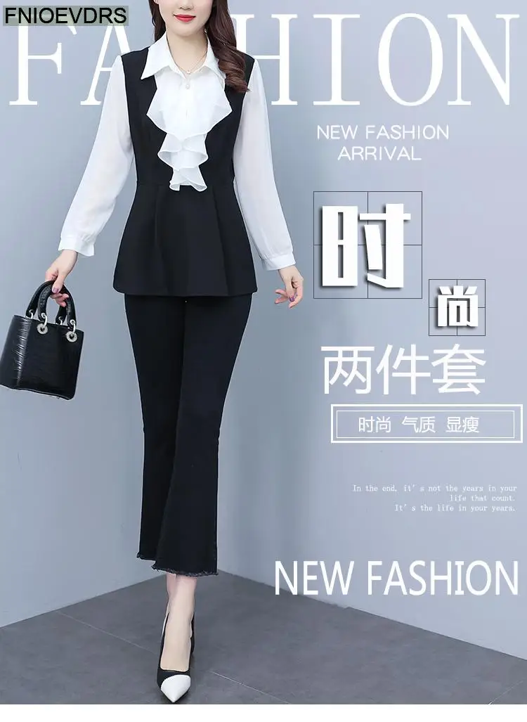 L-5XL Loose Clothes 2024 Women Spring Long Sleeve Elegant Ruffles White Shirts Casual Retro Tunic Peplum Tops And Blouses