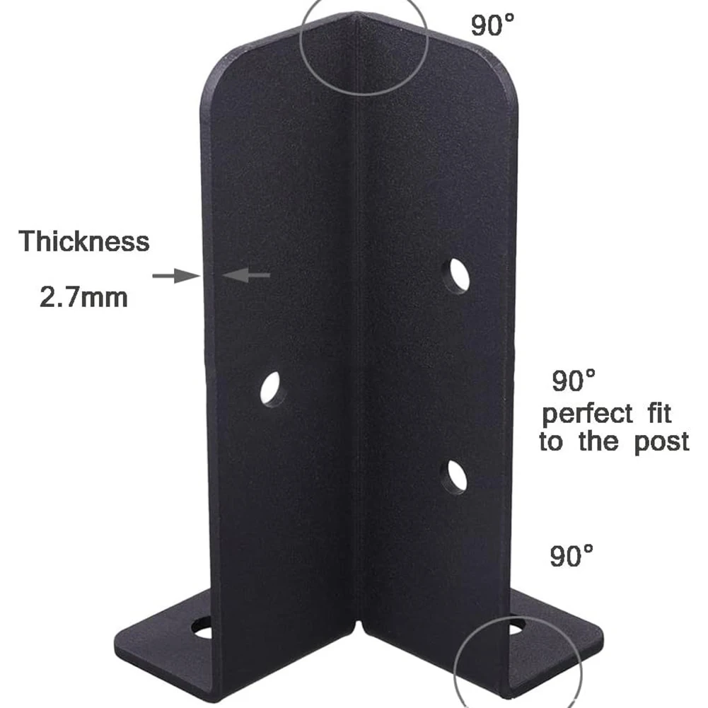 Adapt Durable And Rust Resistant Adjustable Deck Post Anchor Base Brackets Adjustable Deck Post Anchor Base Brackets
