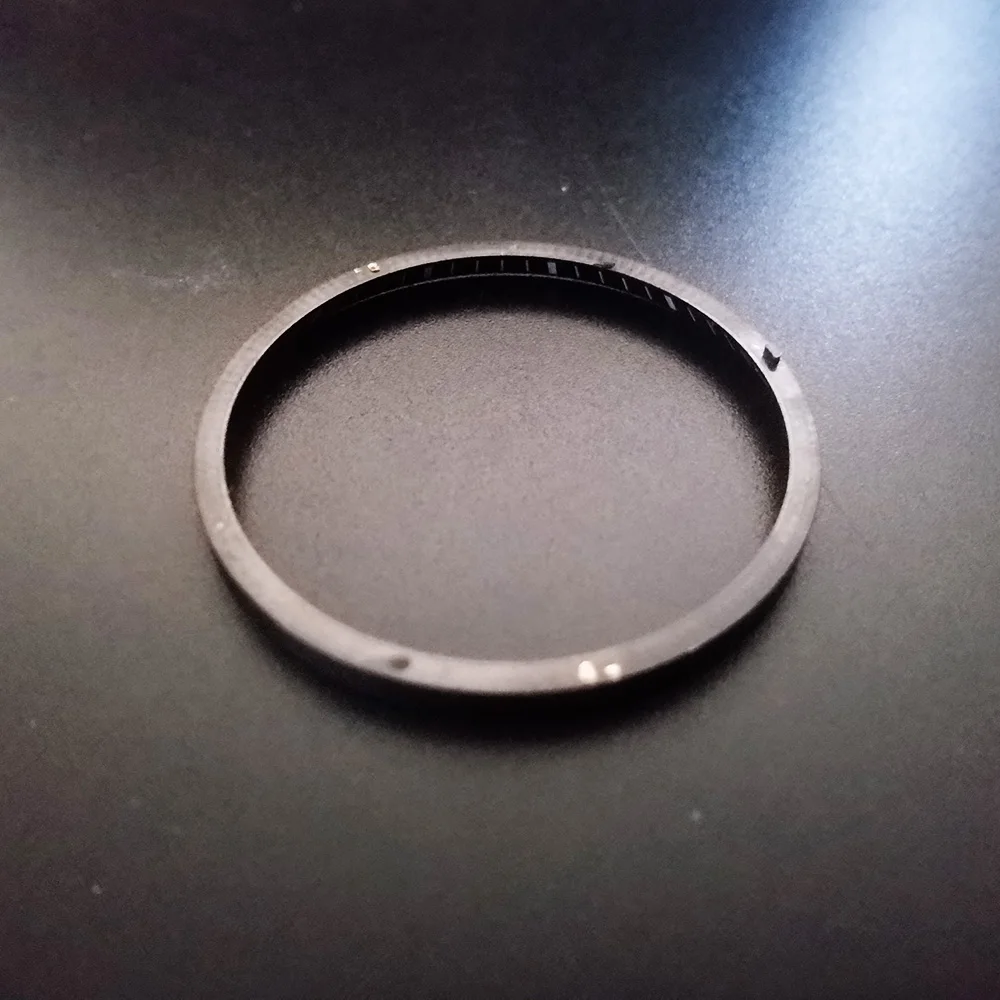 Mod 30.5mm GMT 24 시간 인덱스 챕터 링 금속 시계 링 SKX007 SKX009 SRPD NH35 NH36 무브먼트 남성용 다이빙 시계