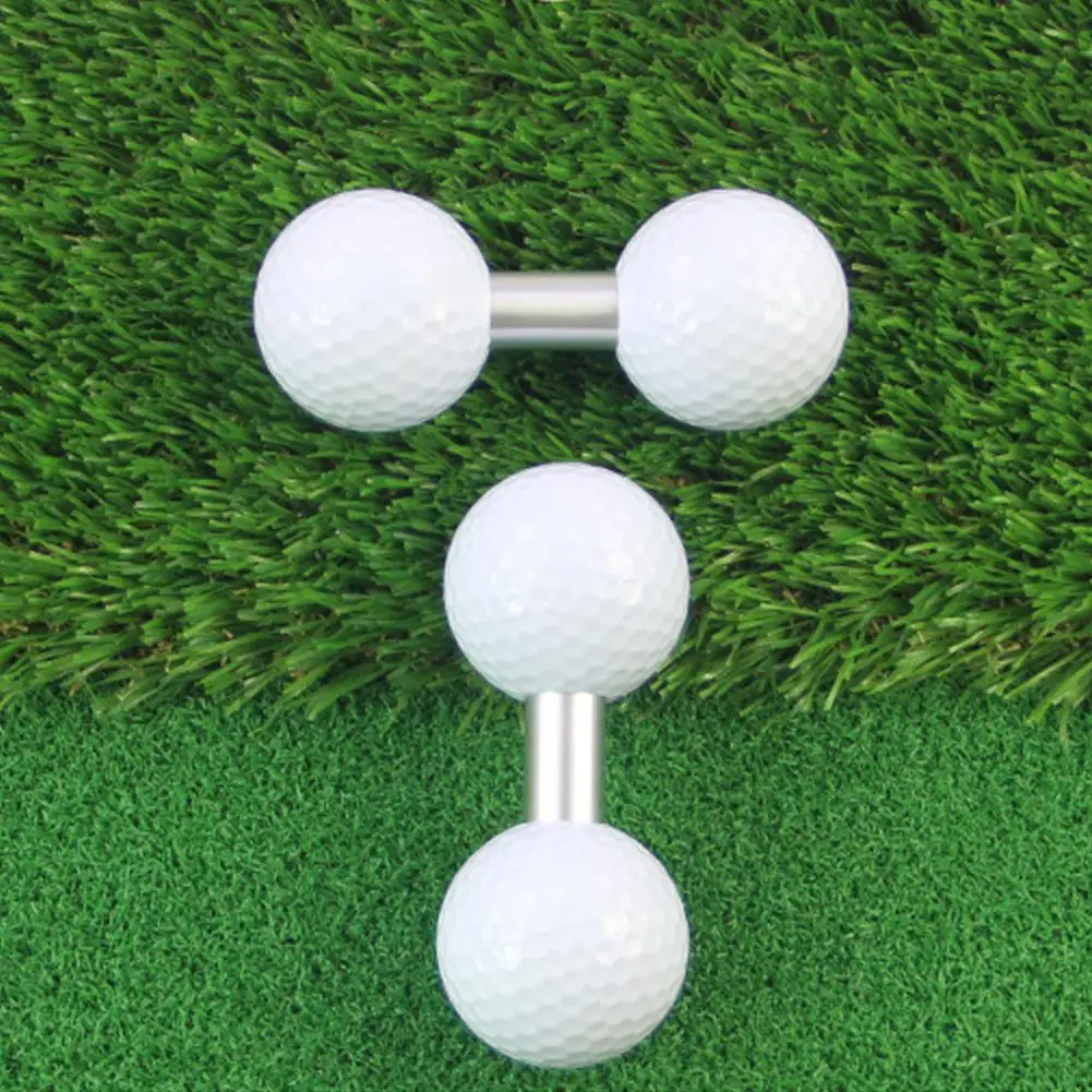 

Golf Training Ball Golf Practice Equipment Dual Ball Golf Practice Trainer for Putting Balance Men's Accessories Gift Improve