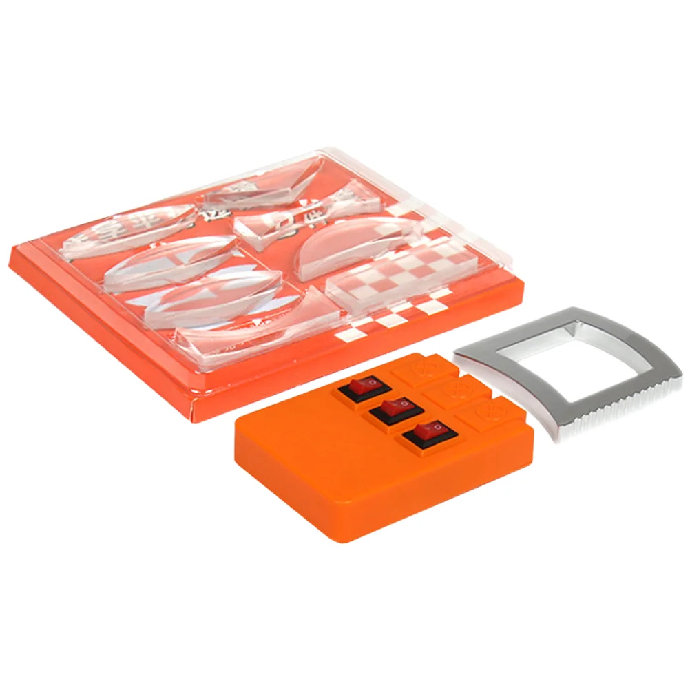 

Optical Experiment Kit Lenses Convex Physical Set Physics Prism Plastic Three Light Source Apparatus