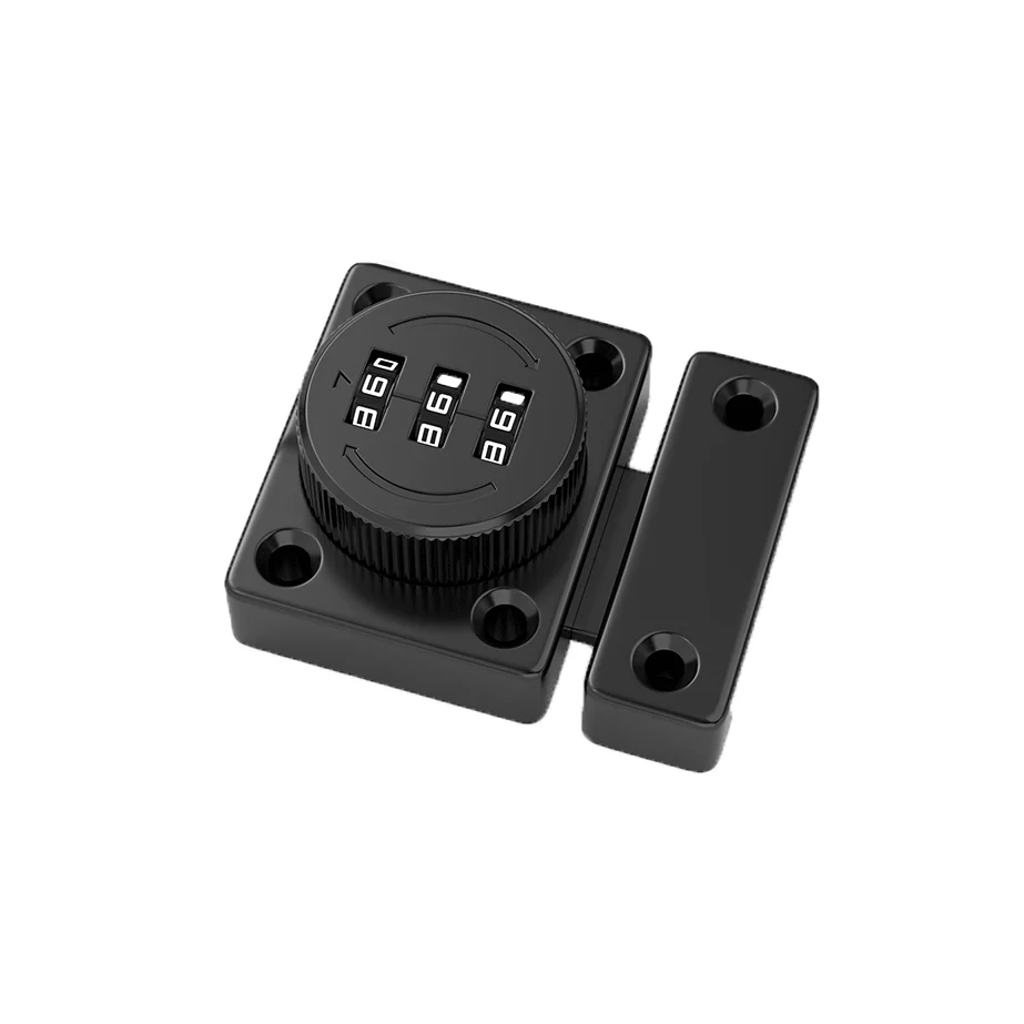 

1 Piece 3 Digital Code Zinc Alloy Material Anti-theft Cabinet Latch for Cabinet Drawer Keyless Combination Lock