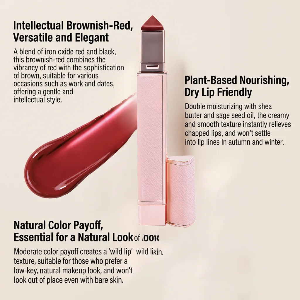 Langanhaltender Feuchtigkeitsspendender Lippenstift Für Make-up_voghion.com