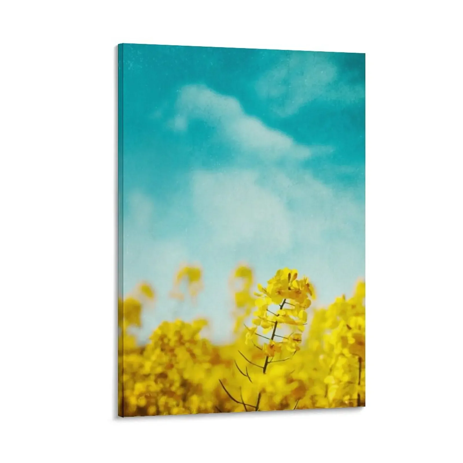 

Spring Time - Blooming Rapeseed flowers Canvas Painting decoration for the room poster anime room decorations for men