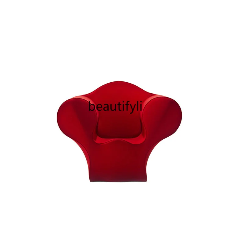 

Customized Outdoor Light Luxury Special-Shaped Fiberglass Lounge Chair Single Sofa Chair Chair Acrylic-Based Resin Furniture