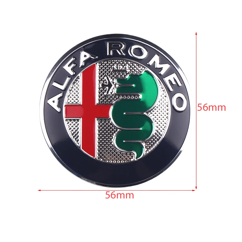 Sleek 4pc Set of 56mm Car Wheel Center Hub Cap Stickers - Auto Decoration Accessories