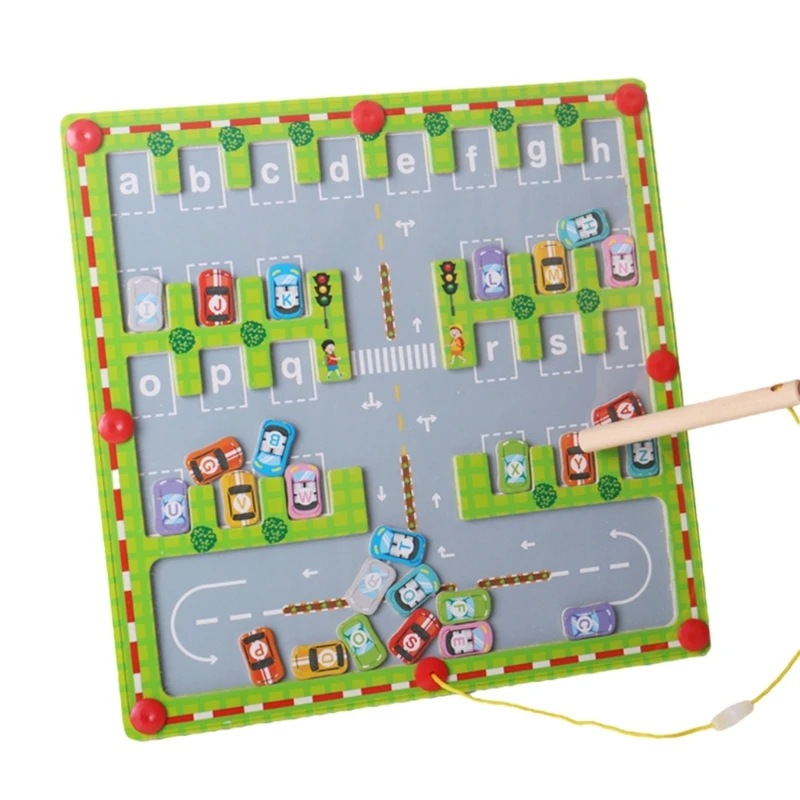 

77HD Детские одинаковые игрушки с буквами, обучающая магнитная игрушка-головоломка, игрушка для координации рук и глаз
