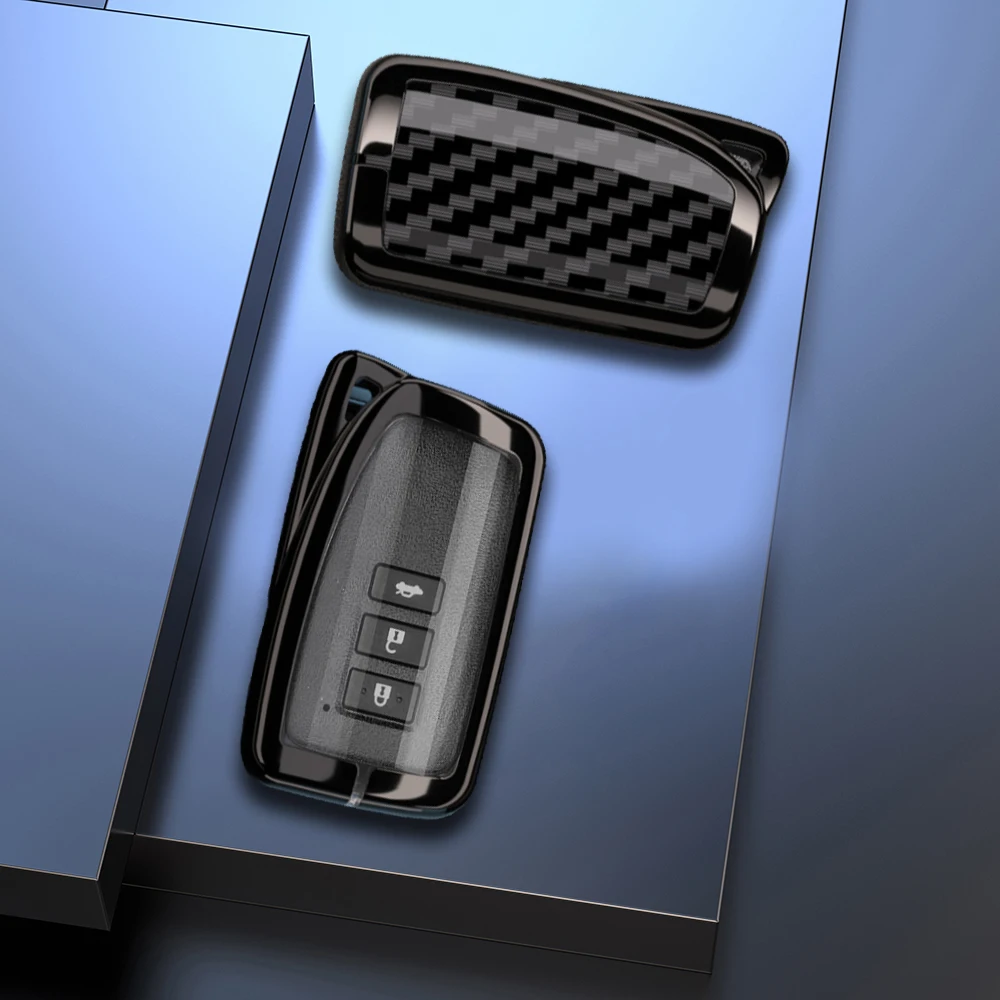 Premium Zinc Alloy Car Key Case Cover - Elegant and Durable Design