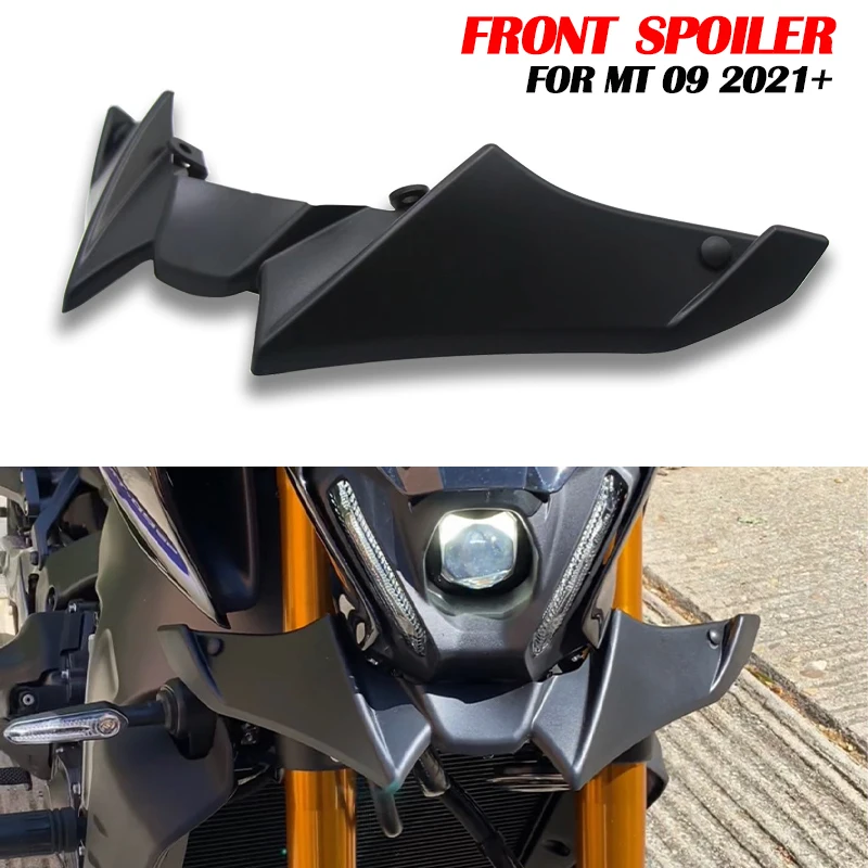 

Motorcycle Sport Downforce Naked Forntal Spoilers Aerodynamic Wing Deflector Fits For YAMAHA MT-09 SP 2021 2022 2023 MT09 21-23