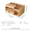 Multi-Functional Tool Rack Wooden Tools Desktop Stationary 6