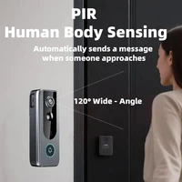 Tuya Doorbell with Solar Rain Cover Camera Wireless Video Doorbell Wifi PIR Human Body Sensing Outdoor Door Bell Video Intercom - Image 4